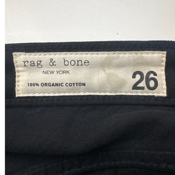 Rag & Bone Maya Jeans Black High Rise Slim Size 26 NWOT Designer Classic Style - Picture 11 of 13